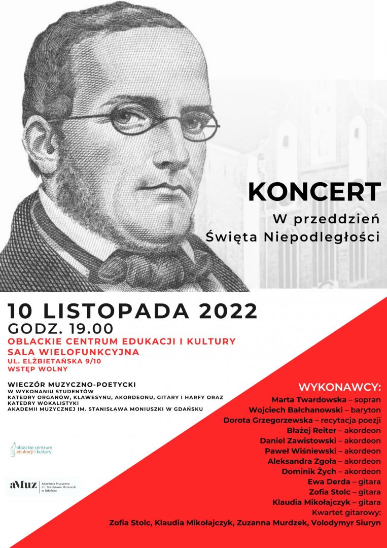 Plakat wydarzenia 'Koncert \