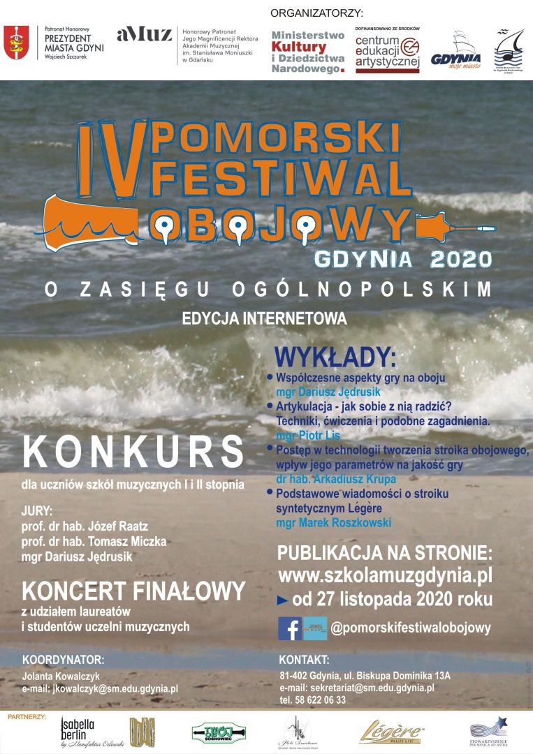 Plakat wydarzenia 'IV Pomorski Festiwal Obojowy'