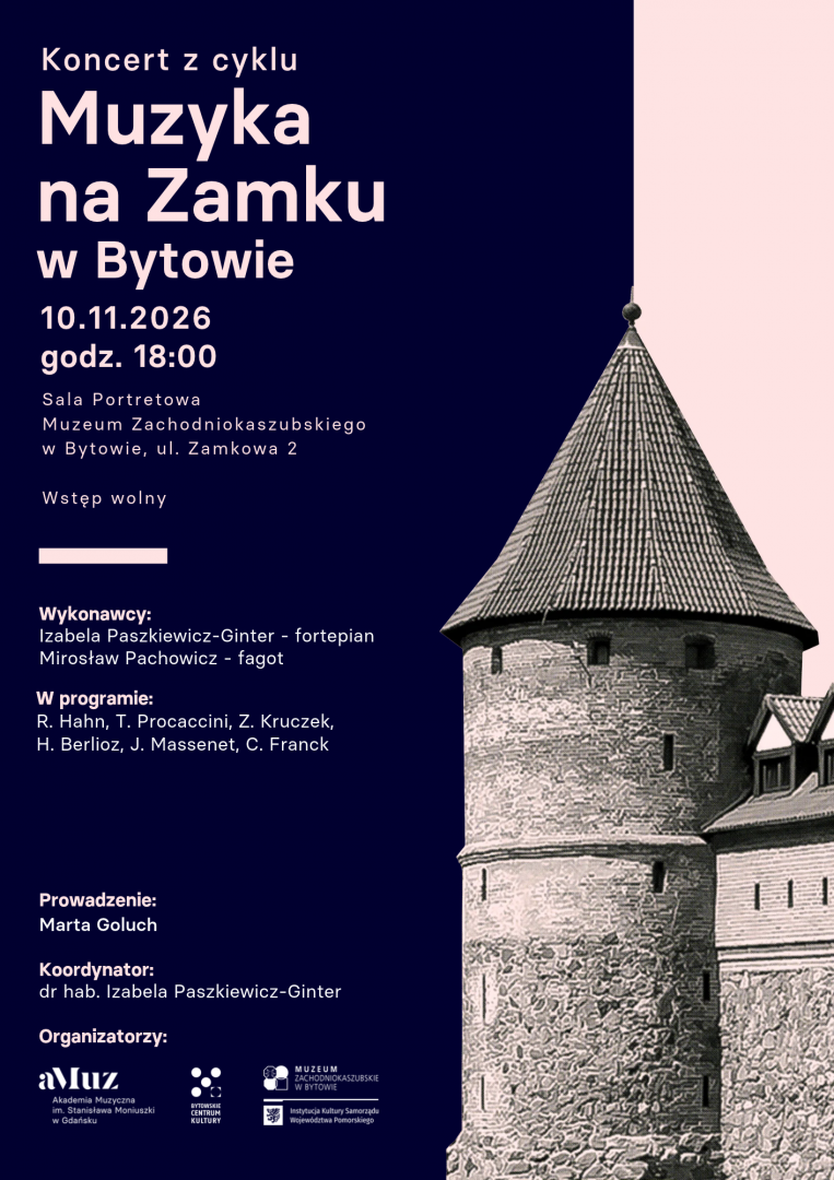 Plakat wydarzenia 'Koncert z cyklu „Muzyka na Zamku”'