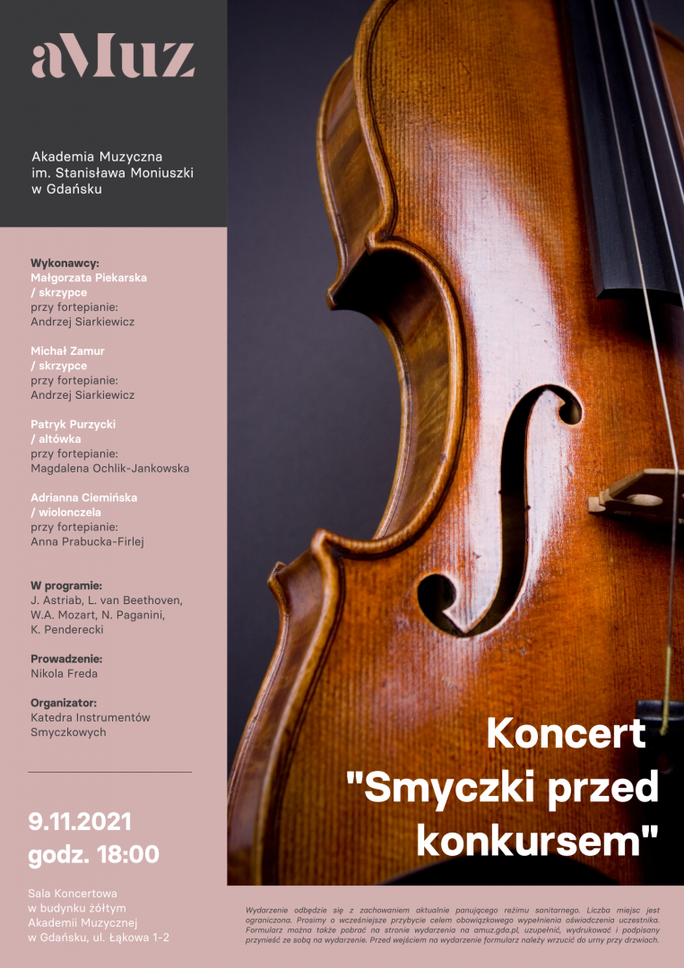 Plakat wydarzenia 'Koncert \