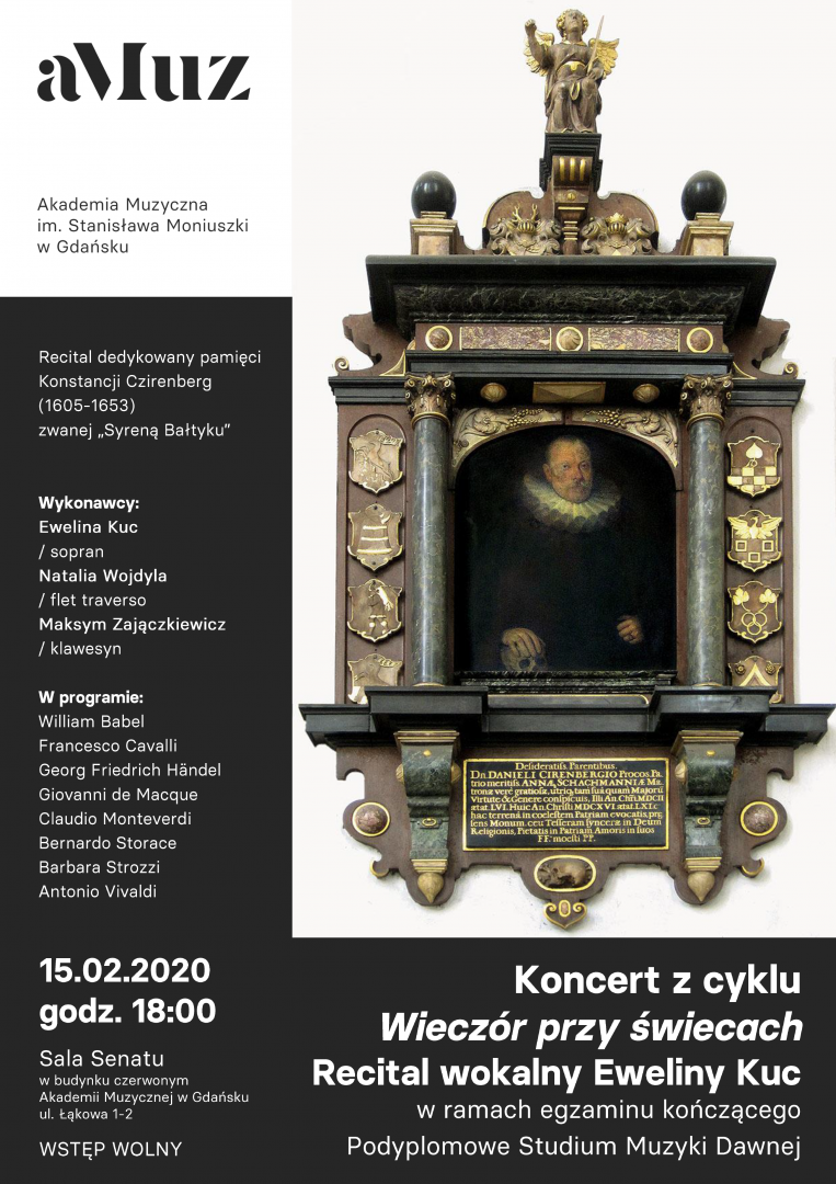 Plakat wydarzenia 'Koncert w cyklu \
