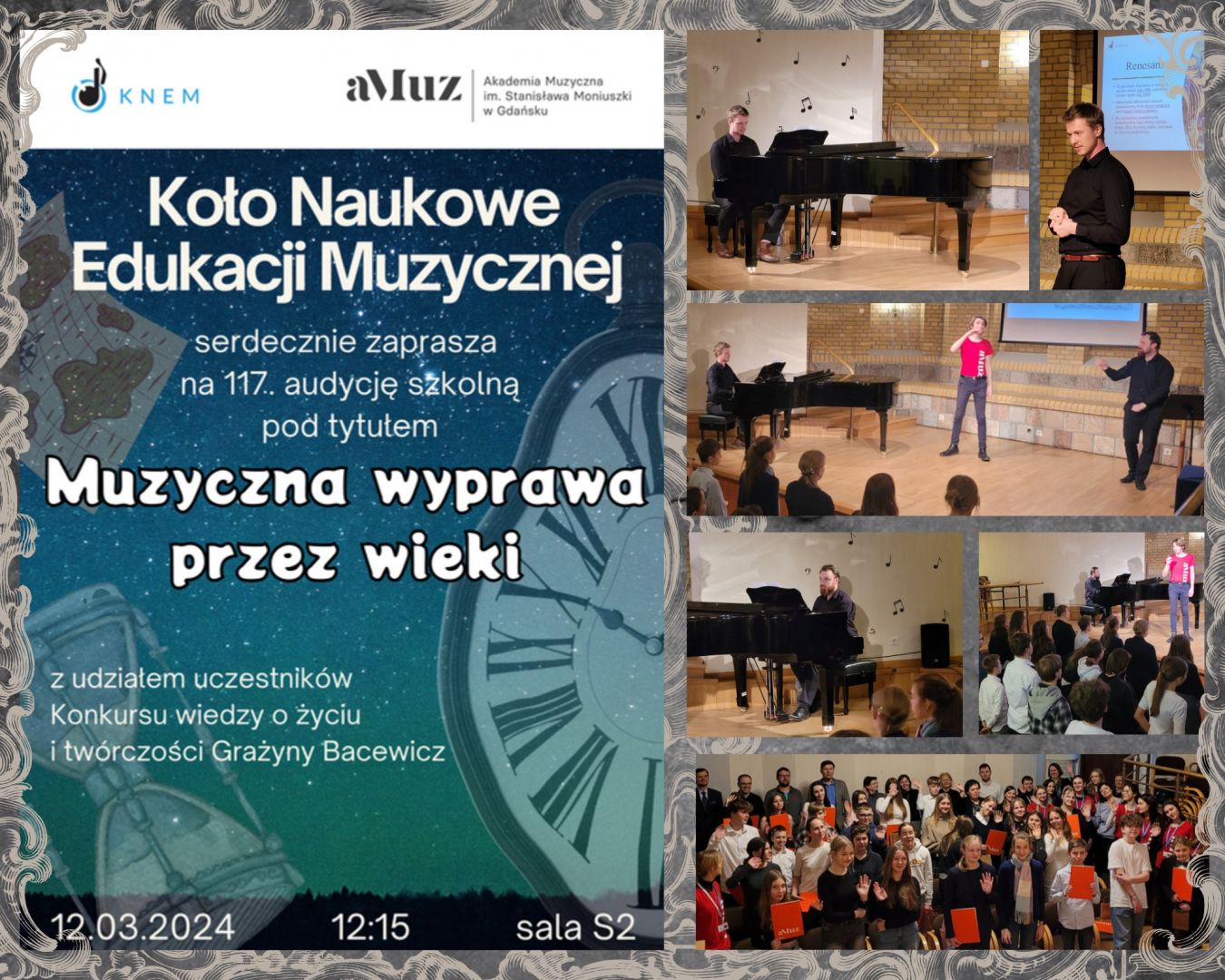 Plakat wydarzenia '117. Audycja szkolna \