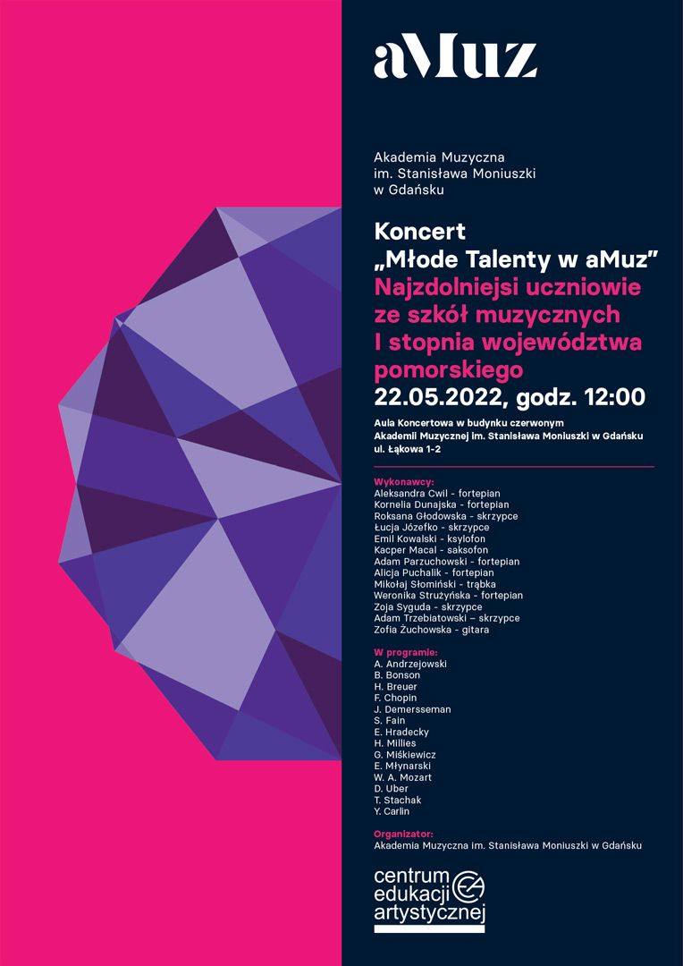 Plakat wydarzenia 'Koncert \