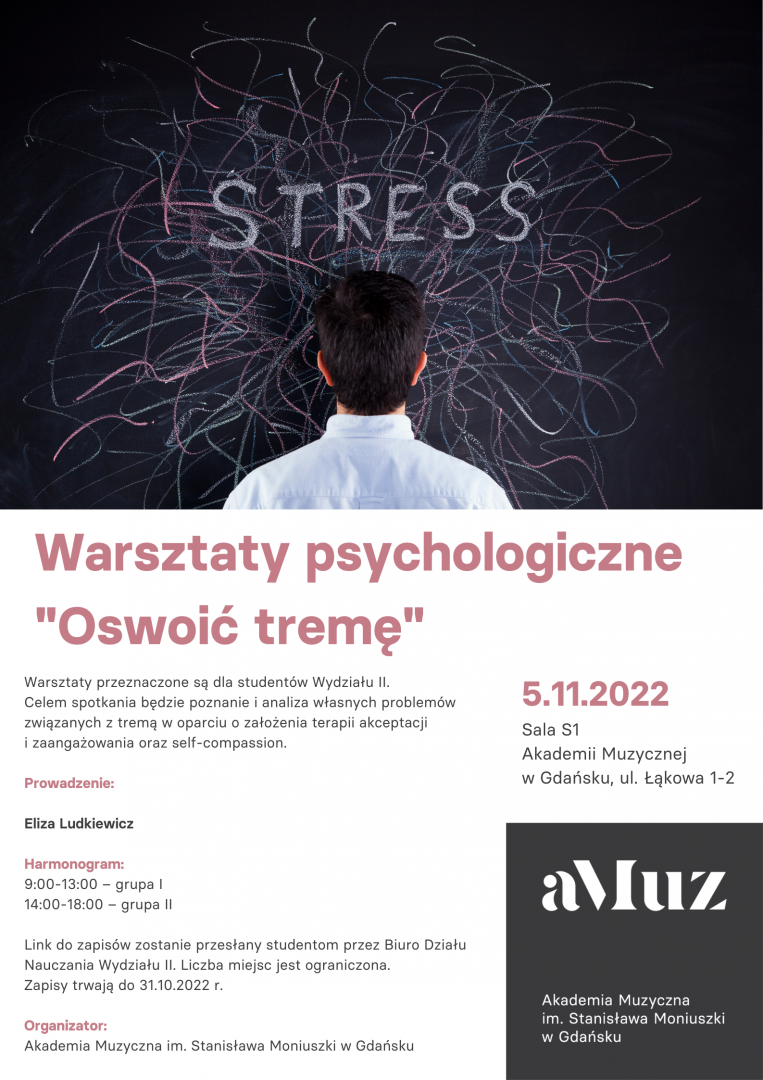 Plakat wydarzenia 'Warsztaty psychologiczne \