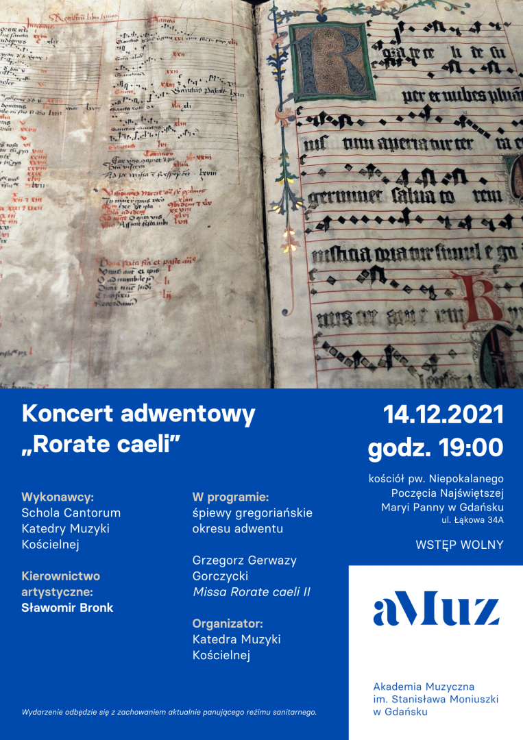 Plakat wydarzenia 'Koncert adwentowy „Rorate caeli”'