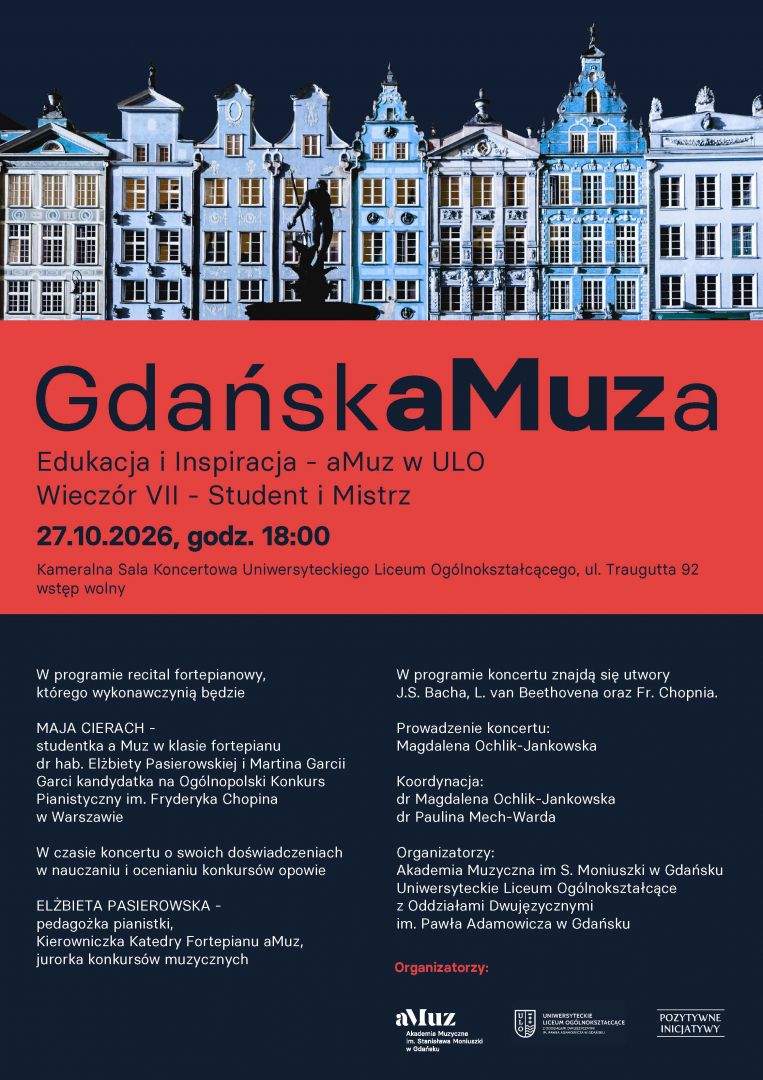 Plakat wydarzenia 'Koncert z cyklu \