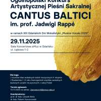 Plakat do wydarzenia przedstawiający skrócone informacje ze strony wydarzenia