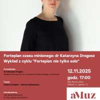 Plakat do wydarzenia zawierający skrócone dane ze strony internetowej