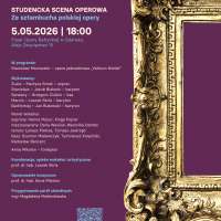 Plakat do wydarzenia zawierający skrócone dane ze strony internetowej