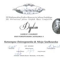 Obrazek z galerii nr 0 wydarzenia 'Studenci aMuz laureatami XIX Międzynarodowego Konkursu Muzycznego im. Juliusza Zarębskiego'