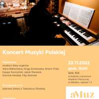 Plakat wydarzenia Koncert Muzyki Polskiej