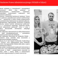 Koło Naukowe Prawa Administracyjnego / Wyższa Szkoła Administracji i Biznesu w Gdyni