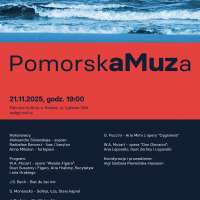 Plakat do wydarzenia zawierający skrócone dane ze strony internetowej