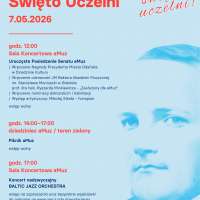 Plakat do wydarzenia zawierający skrócone dane ze strony internetowej