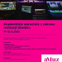 Plakat do wydarzenia zawierający skrócone dane ze strony internetowej