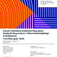 Plakat do wydarzenia zawierający skrócone dane ze strony internetowej