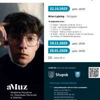 Plakat do wydarzenia zawierający skrócone dane ze strony internetowej