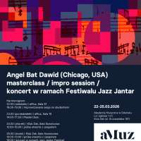 Plakat do wydarzenia zawierający skrócone dane ze strony internetowej