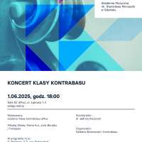Plakat wydarzenia Koncert klasy kontrabasu