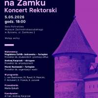 Plakat do wydarzenia zawierający skrócone dane ze strony internetowej