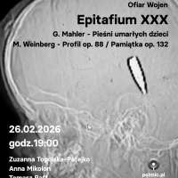 Plakat do wydarzenia zawierający skrócone dane ze strony internetowej