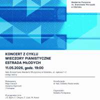Plakat do wydarzenia zawierający skrócone dane ze strony internetowej