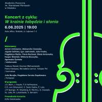 Plakat wydarzenia Koncert Katedry Wiolonczeli i Kontrabasu z cyklu pt. \