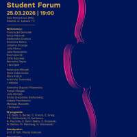 Plakat do wydarzenia zawierający skrócone dane ze strony internetowej