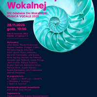 Plakat do wydarzenia zawierający skrócone dane ze strony internetowej