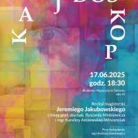 Plakat wydarzenia Kalejdoskop | Recital dyplomowy Jeremiego Jakubowskiego - musical (studia II st.)