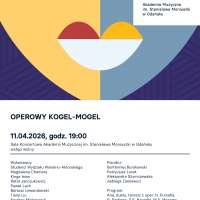 Plakat do wydarzenia zawierający skrócone dane ze strony internetowej