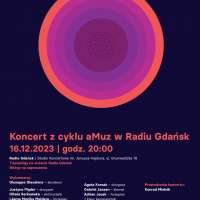 Plakat wydarzenia Koncert z cyklu „aMuz w Radiu Gdańsk”: Giuseppe Giacalone – akordeon, studenckie zespoły kameralne