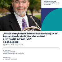 Plakat do wydarzenia zawierający skrócone dane ze strony internetowej