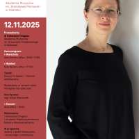 Plakat do wydarzenia zawierający skrócone dane ze strony internetowej