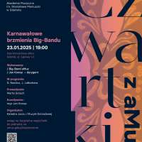 Plakat wydarzenia Koncert z cyklu „Czwartki z aMuz”: Karnawałowe brzmienia Big-Bandu