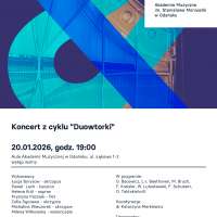 Plakat do wydarzenia zawierający skrócone dane ze strony internetowej