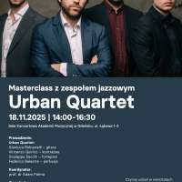 Plakat do wydarzenia zawierający skrócone dane ze strony internetowej