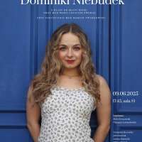 Plakat wydarzenia Recital dyplomowy Dominiki Niebudek - musical (studia I st.)