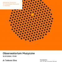 Plakat do wydarzenia zawierający skrócone dane ze strony internetowej