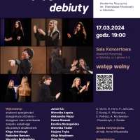 Plakat wydarzenia Koncert z cyklu „Dyrygenckie debiuty”