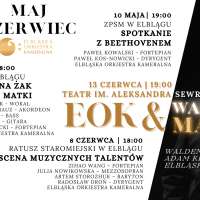 Plakat wydarzenia Koncert dyplomantów aMuz z Elbląską Orkiestrą Kameralną