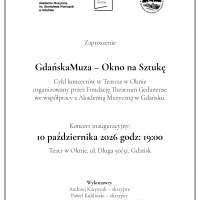 Obrazek z galerii nr 0 wydarzenia 'GdańskaMuza – Okno na Sztukę'