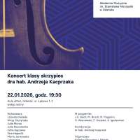 Plakat do wydarzenia zawierający skrócone dane ze strony internetowej