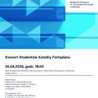 Plakat do wydarzenia zawierający skrócone dane ze strony internetowej