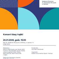 Plakat do wydarzenia zawierający skrócone dane ze strony internetowej