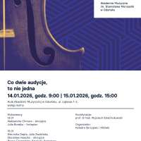 Plakat do wydarzenia zawierający skrócone dane ze strony internetowej 