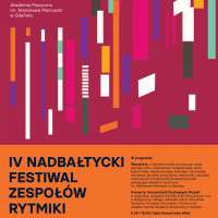 Plakat wydarzenia IV Nadbałtycki Festiwal Zespołów Rytmiki