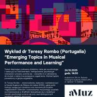 Plakat do wydarzenia zawierający skrócone dane ze strony internetowej