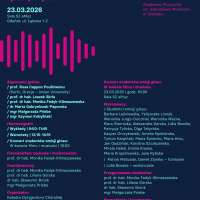 Plakat do wydarzenia zawierający skrócone dane ze strony internetowej