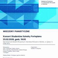 Plakat do wydarzenia zawierający skrócone dane ze strony internetowej